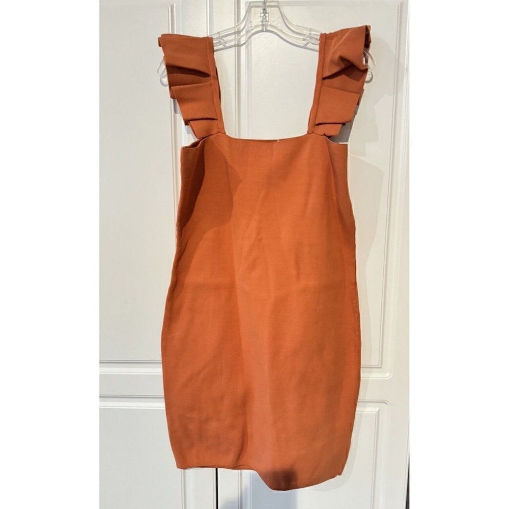 NWT ANTHROPOLOGIE X FLAT WHITE Sz L SQUARENECK SWEATER MIDI DRESS - Picture 6 of 7